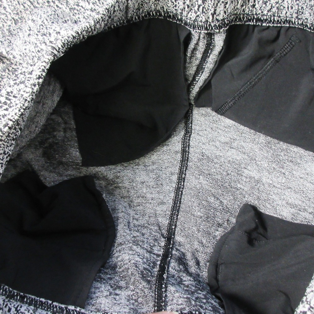 Lululemon Women's Jet Crop * Drawstring* Black White Textured Casual Pants Sz 4 - Picture 12 of 14